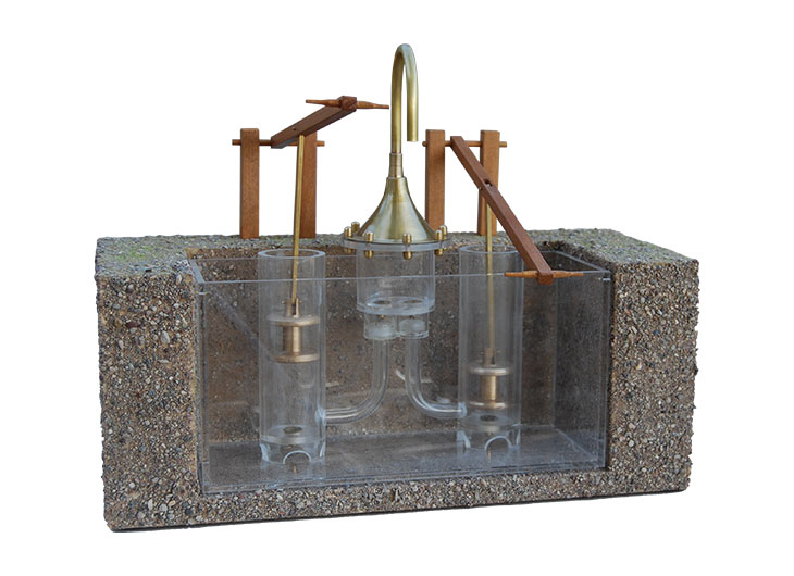 The piston force pump of Ktesibios