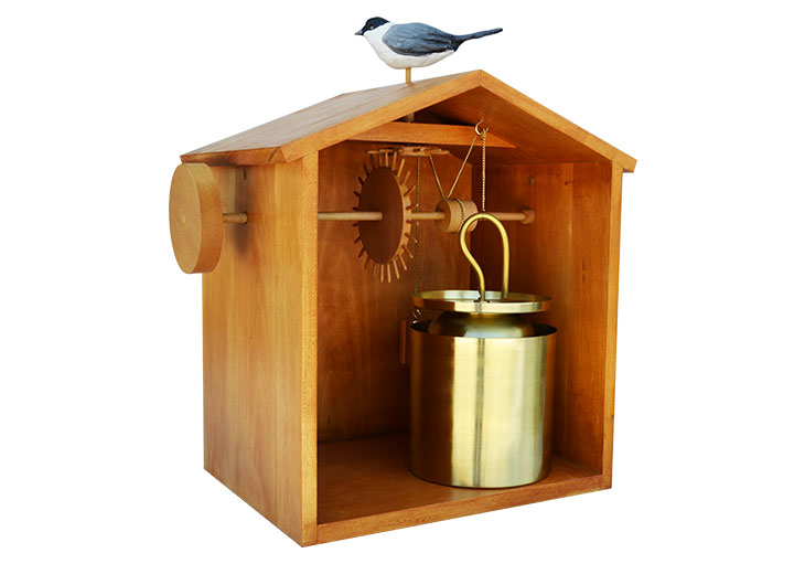 The rotating chirping bird