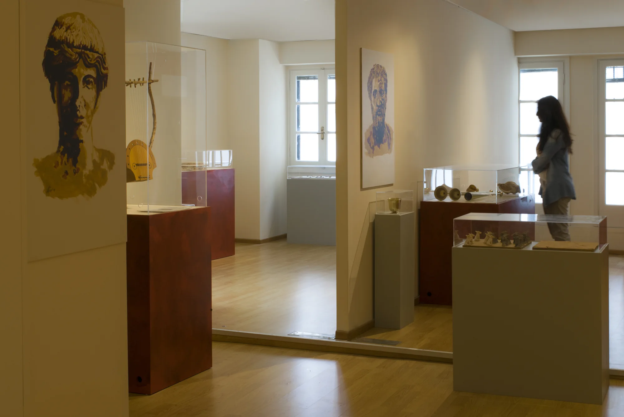 Ancient Greek musical instruments exhibition in Athens