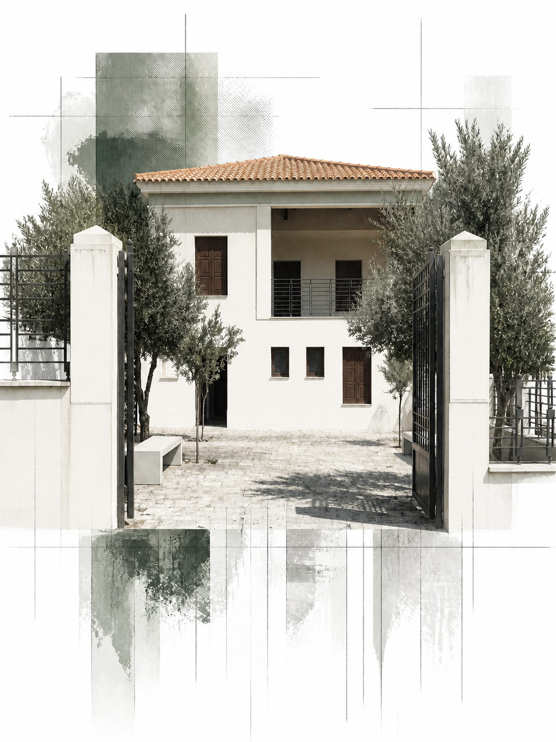 Αρχιτεκτονικό έργο του κτιρίου του Μουσείου Κοτσανά στο Κατάκολο